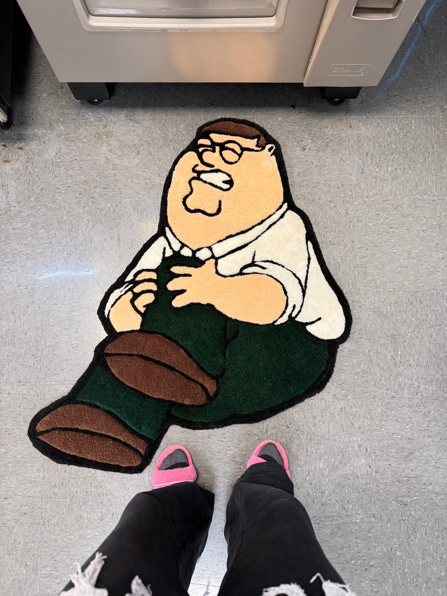 Peter Griffin, hand-tufted rug by RugsbyDJ